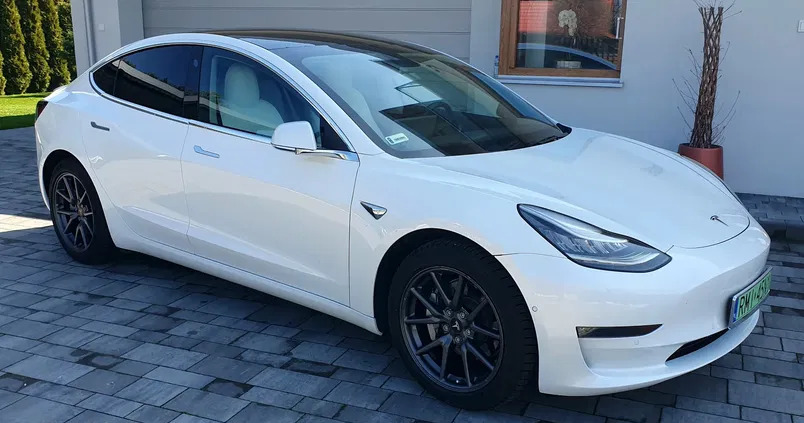 podkarpackie Tesla Model 3 cena 149000 przebieg: 50500, rok produkcji 2019 z Mielec